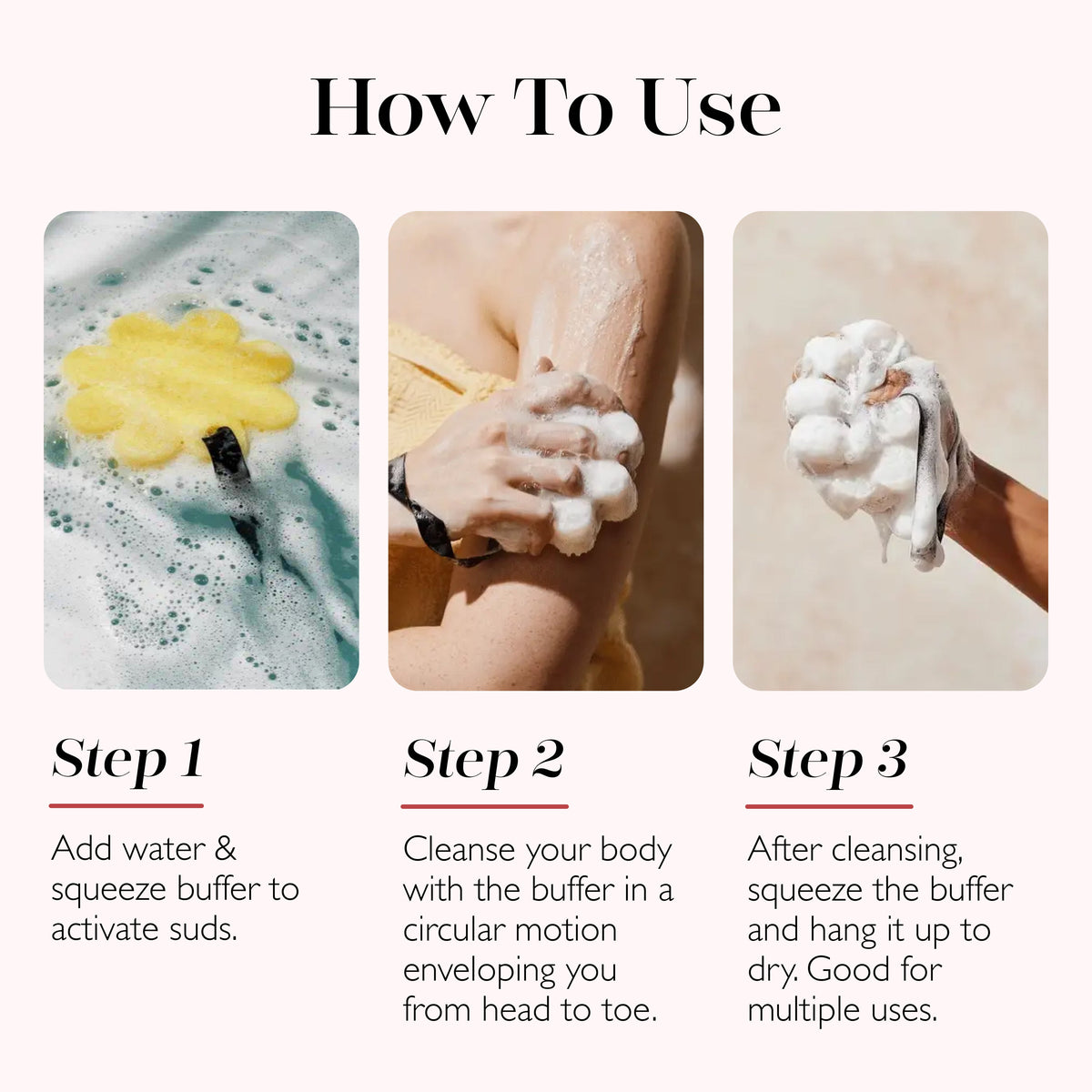Coconut Verbena Body Wash Sponge